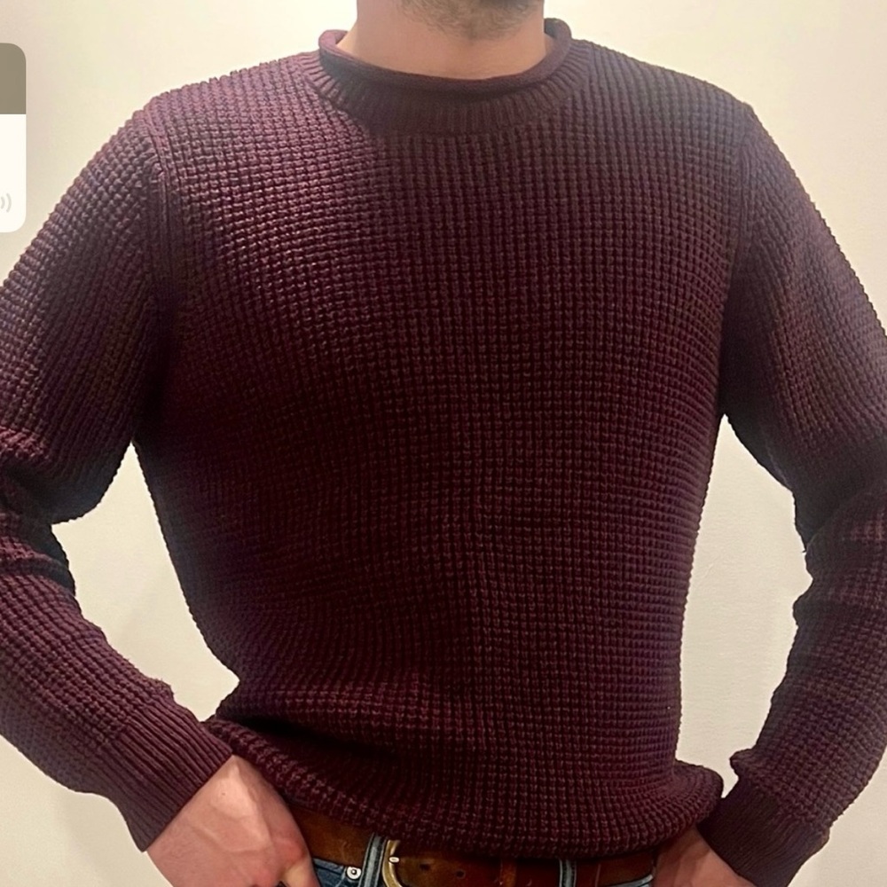 Men's L.L.Bean Organic Cotton Waffle
Sweater, Rollneck Crew